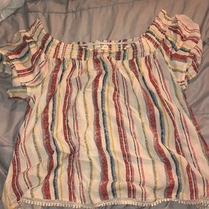 Off the shoulder shirt